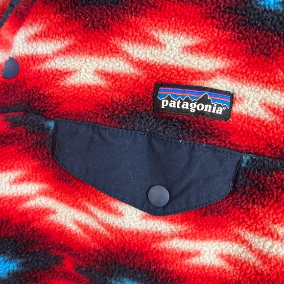 Patagonia Vintage Synchilla Wild Dessert pullover snap T fleece swearshit size M - Picture 5 of 9